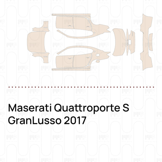 Voorgesneden PPF Maserati Quattroporte S GranLusso 2017