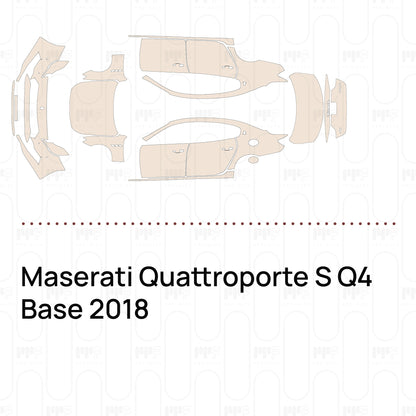 Voorgesneden PPF Maserati Quattroporte S Q4 Base 2018