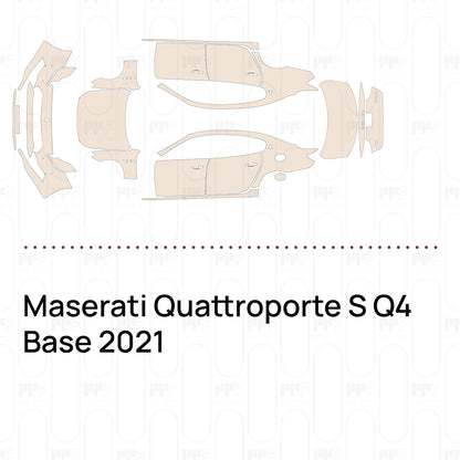 Voorgesneden PPF Maserati Quattroporte S Q4 Base 2021