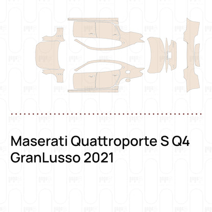 Voorgesneden PPF Maserati Quattroporte S Q4 GranLusso 2021