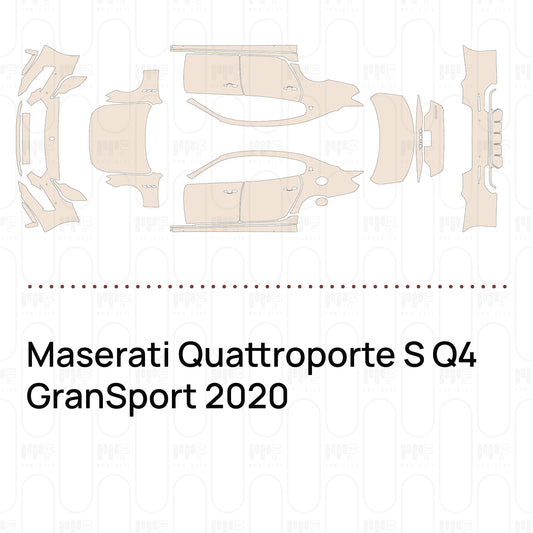 Voorgesneden PPF Maserati Quattroporte S Q4 GranSport 2020