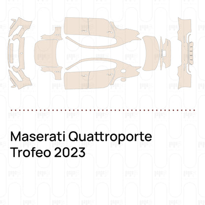 Voorgesneden PPF Maserati Quattroporte Trofeo 2023