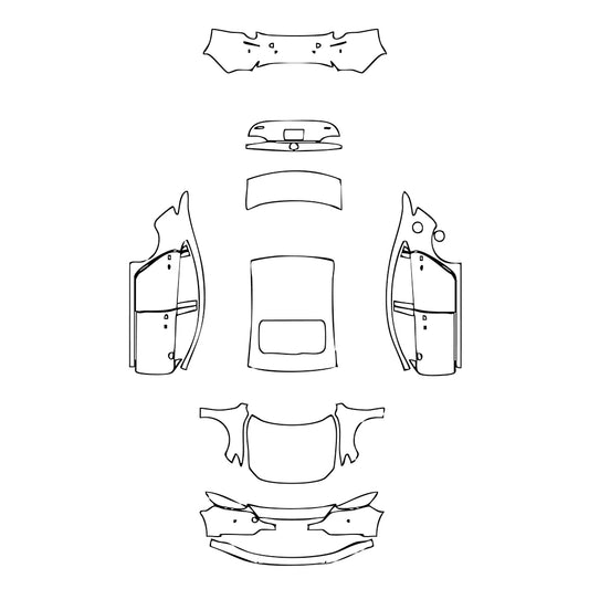 Pre-Cut PPF Mazda Atenza (Mazda 6) Sedan Saloon 2021 - PPF-Kits