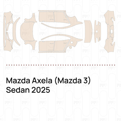 Voorgesneden PPF Mazda Axela (Mazda 3) Sedan 2025