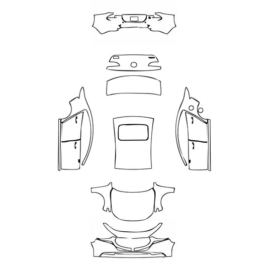 Pre-Cut PPF Mazda Axela (Mazda 3) Sedan Saloon 2023 - PPF-Kits