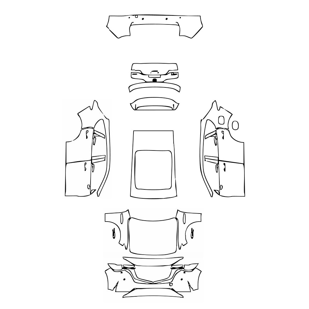 Voorgesneden PPF Mazda CX-60 (EU) Exclusive-Line 2025