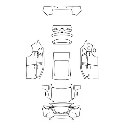 Voorgesneden PPF Mazda CX-60 (EU) Exclusive-Line 2025