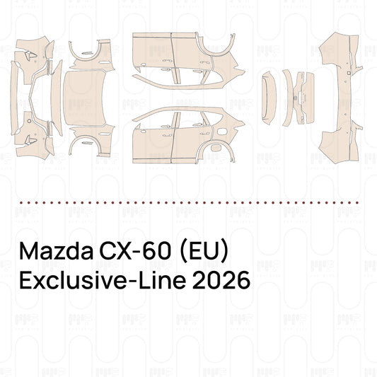 Voorgesneden PPF Mazda CX-60 (EU) Exclusive-Line 2026