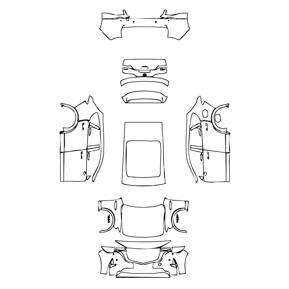 Voorgesneden PPF Mazda CX-60 (EU) Homura 2025
