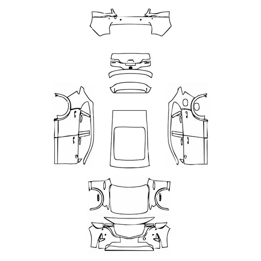 Voorgesneden PPF Mazda CX-60 (EU) Homura 2025