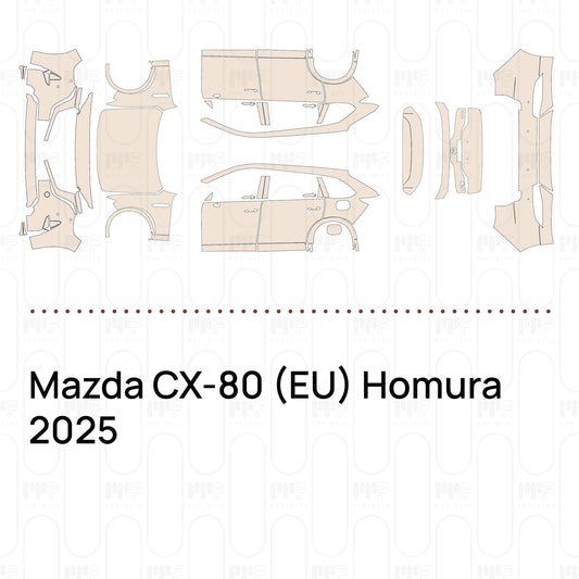 Voorgesneden PPF Mazda CX-80 (EU) Homura 2025