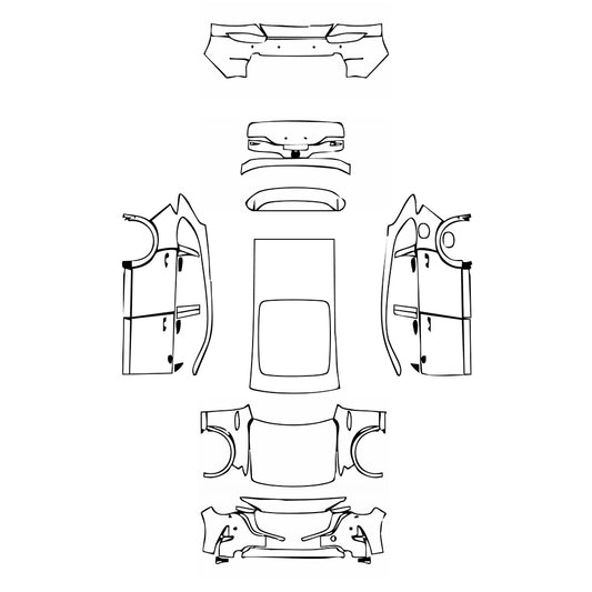 Pre-Cut PPF Mazda CX-80 (EU) Homura Plus 2024 - PPF-Kits