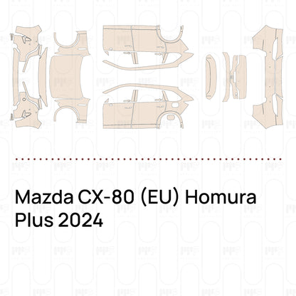 Voorgesneden PPF Mazda CX-80 (EU) Homura Plus 2024