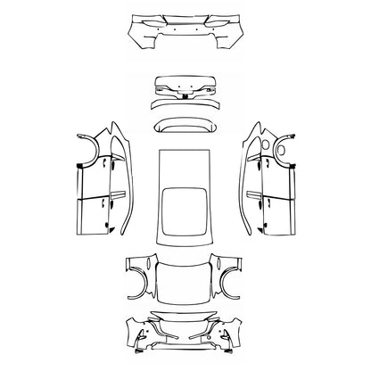 Pre-Cut PPF Mazda CX-80 (EU) Takumi Plus 2024 - PPF-Kits