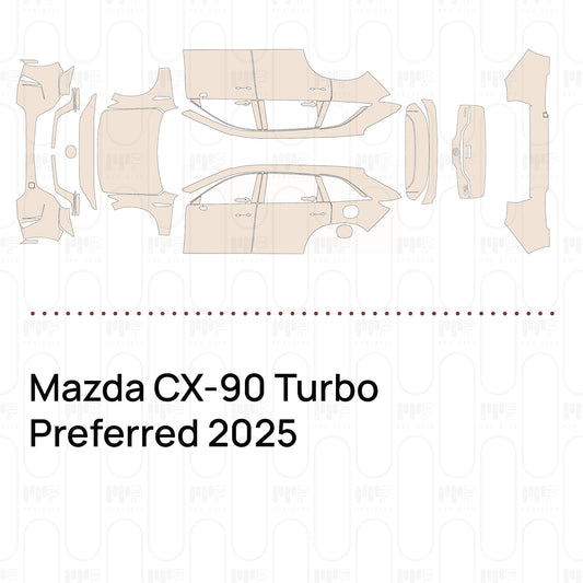 Voorgesneden PPF Mazda CX-90 Turbo Preferred 2025