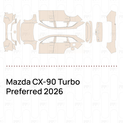 Voorgesneden PPF Mazda CX-90 Turbo Preferred 2026