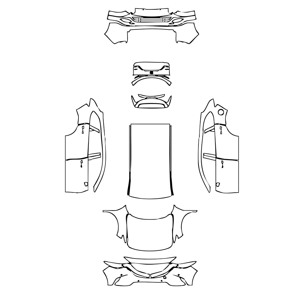 Pre-Cut PPF Mazda CX-9 2023 - PPF-Kits