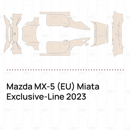 Voorgesneden PPF Mazda MX-5 (EU) Miata Exclusive-Line 2023