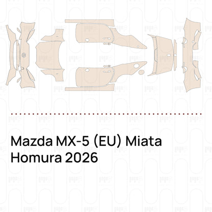 Voorgesneden PPF Mazda MX-5 (EU) Miata Homura 2026