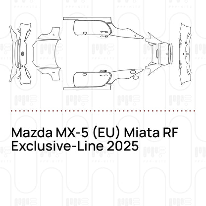 Voorgesneden PPF Mazda MX-5 (EU) Miata RF Exclusive-Line 2025