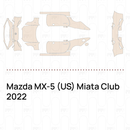 Voorgesneden PPF Mazda MX-5 (US) Miata Club 2022