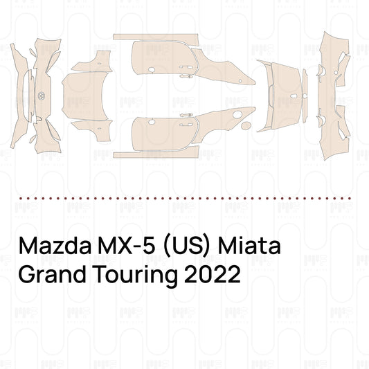 Voorgesneden PPF Mazda MX-5 (US) Miata Grand Touring 2022