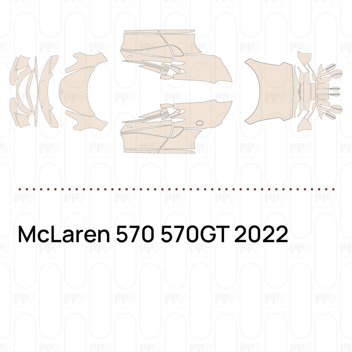 Voorgesneden PPF McLaren 570 570GT 2022