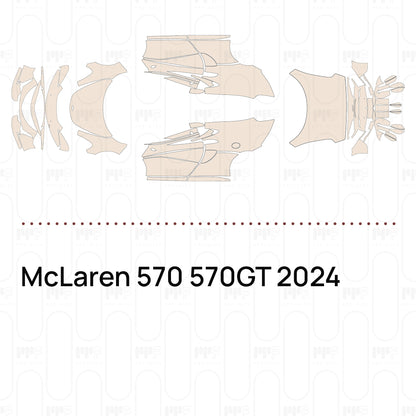 Voorgesneden PPF McLaren 570 570GT 2024
