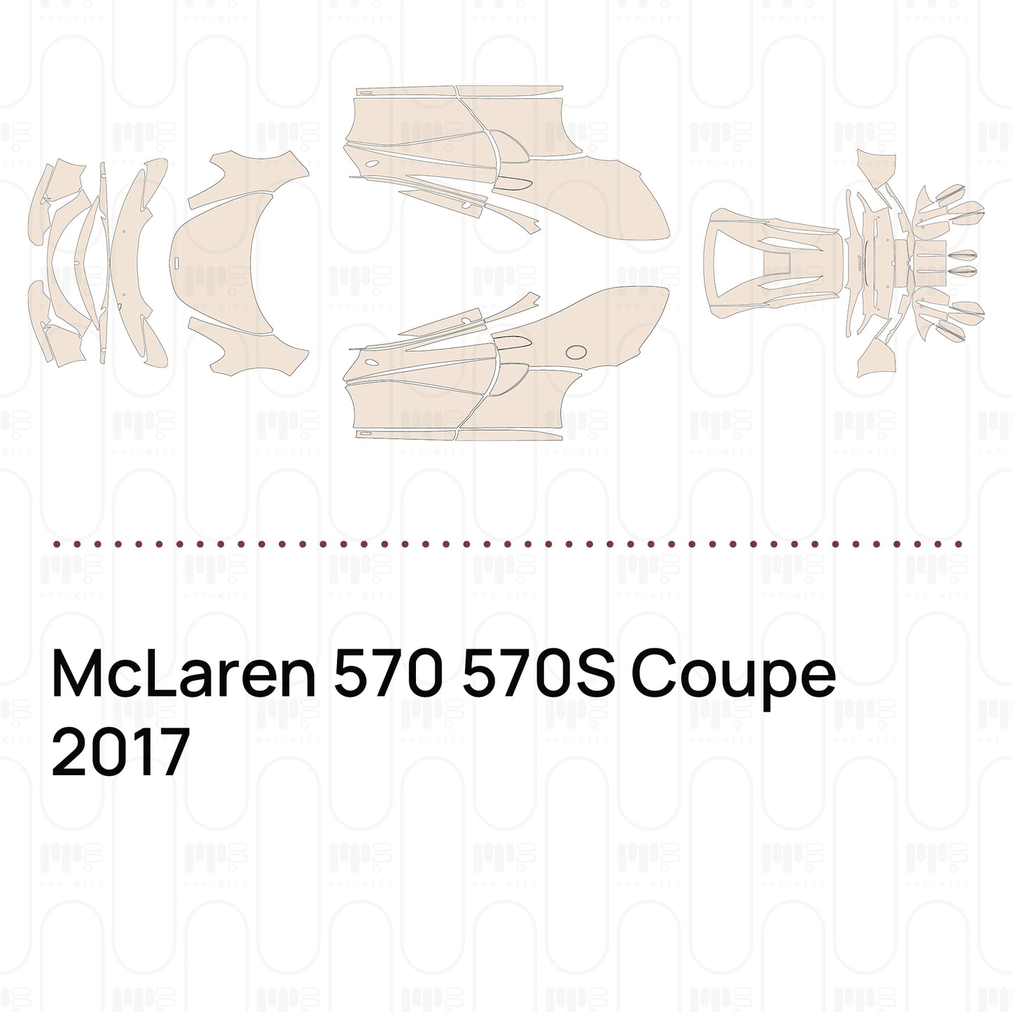 Voorgesneden PPF McLaren 570 570S Coupe 2017