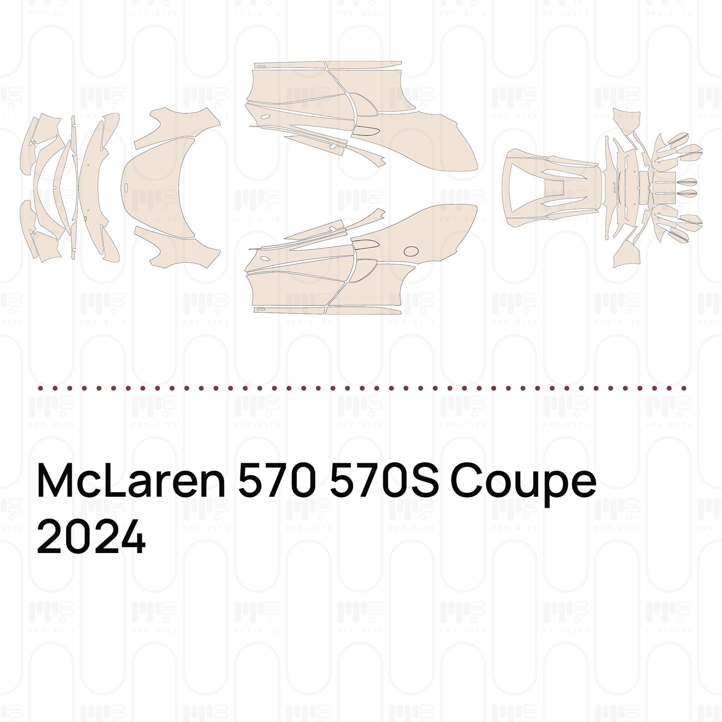 Voorgesneden PPF McLaren 570 570S Coupe 2024