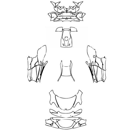 Pre-Cut PPF McLaren 600LT Coupe 2020 - PPF-Kits