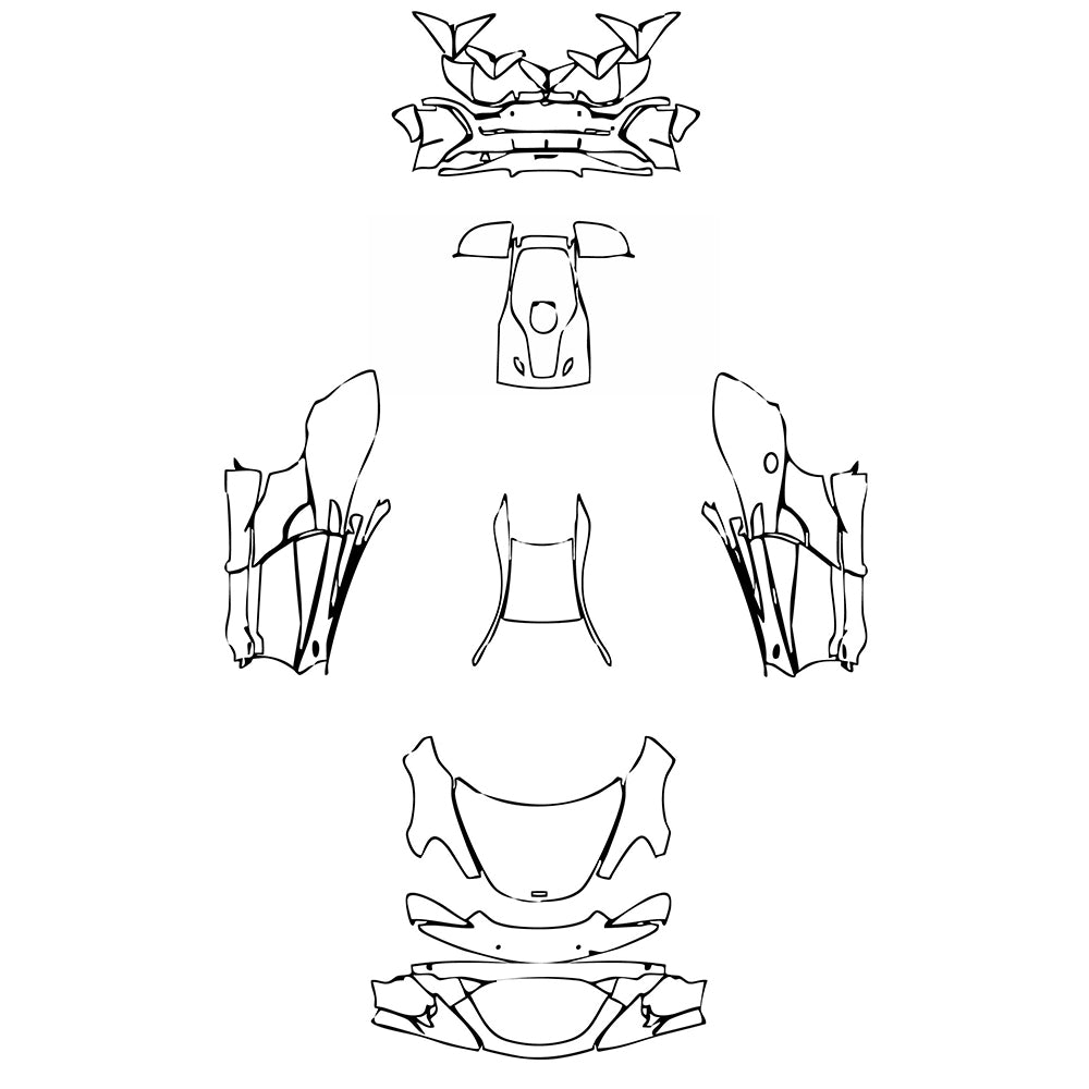 Pre-Cut PPF McLaren 600LT Coupe 2024 - PPF-Kits