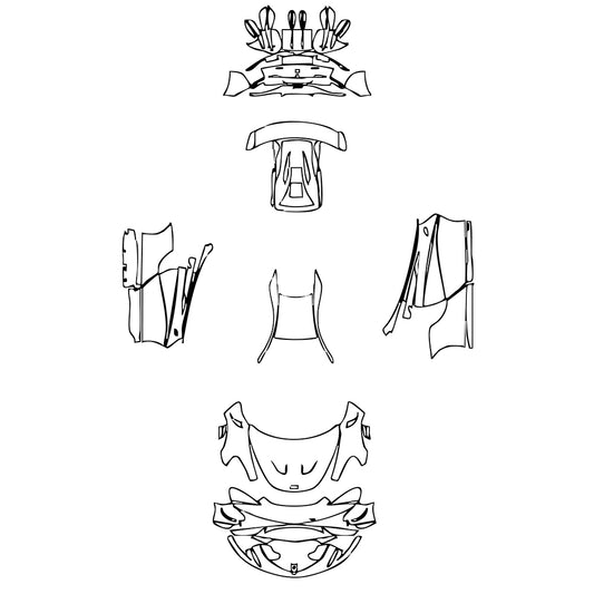 Pre-Cut PPF McLaren 620R 2022 - PPF-Kits