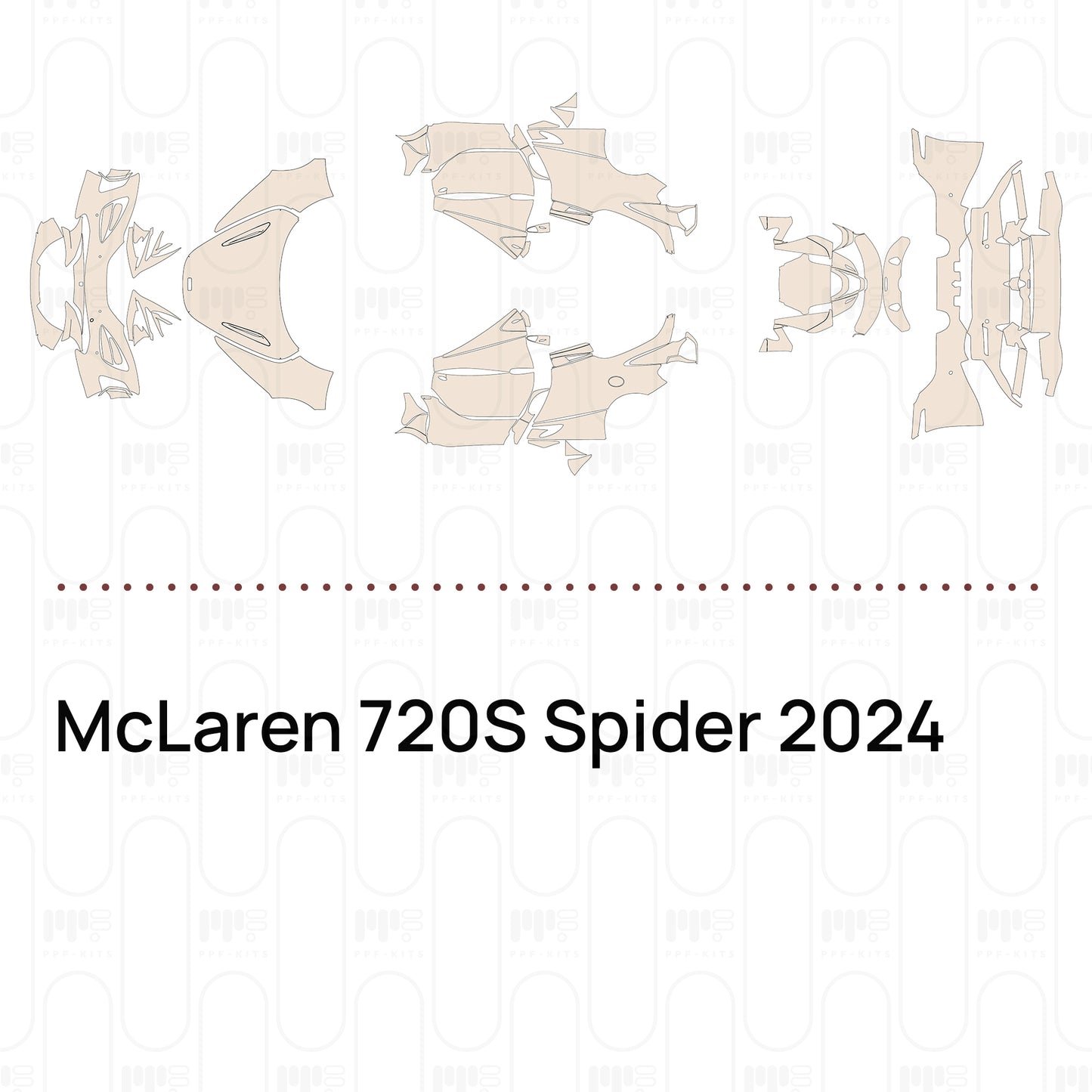 Voorgesneden PPF McLaren 720S Spider 2024