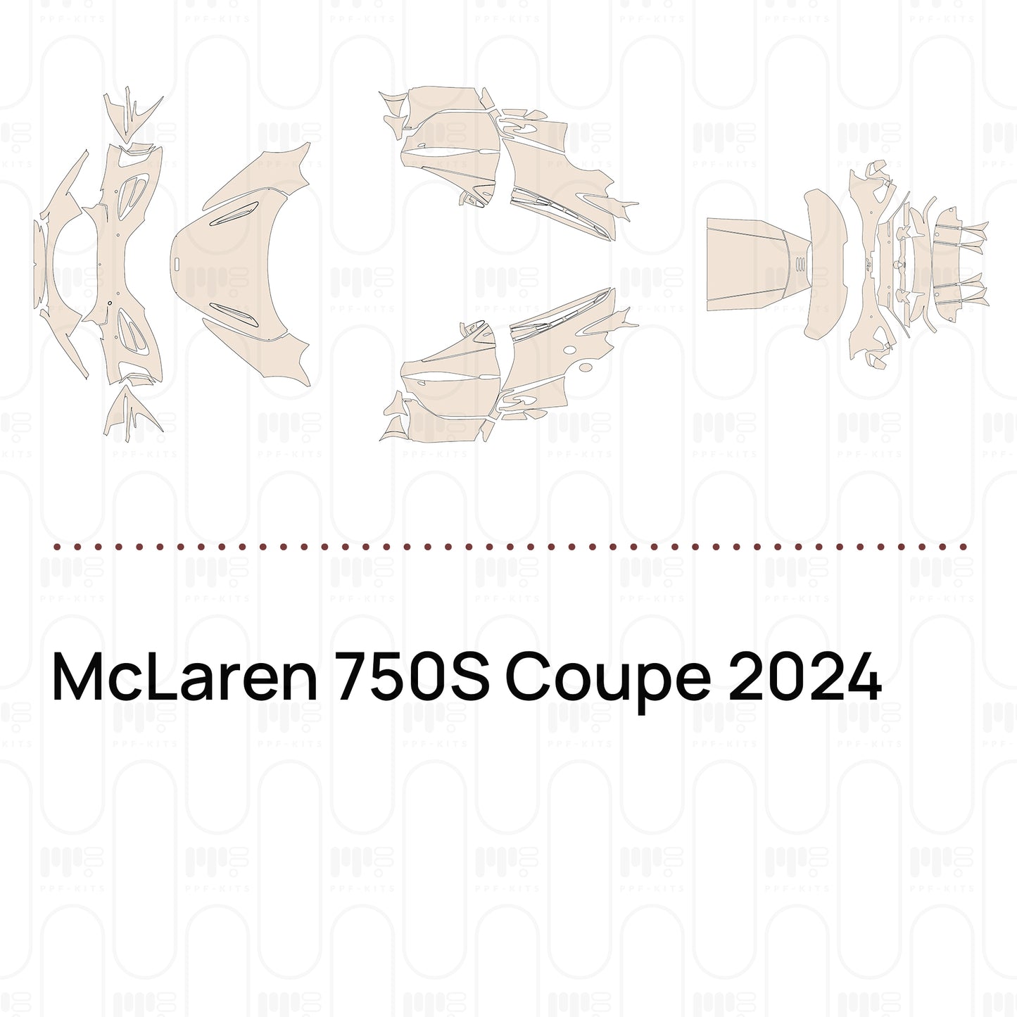 Voorgesneden PPF McLaren 750S Coupe 2024
