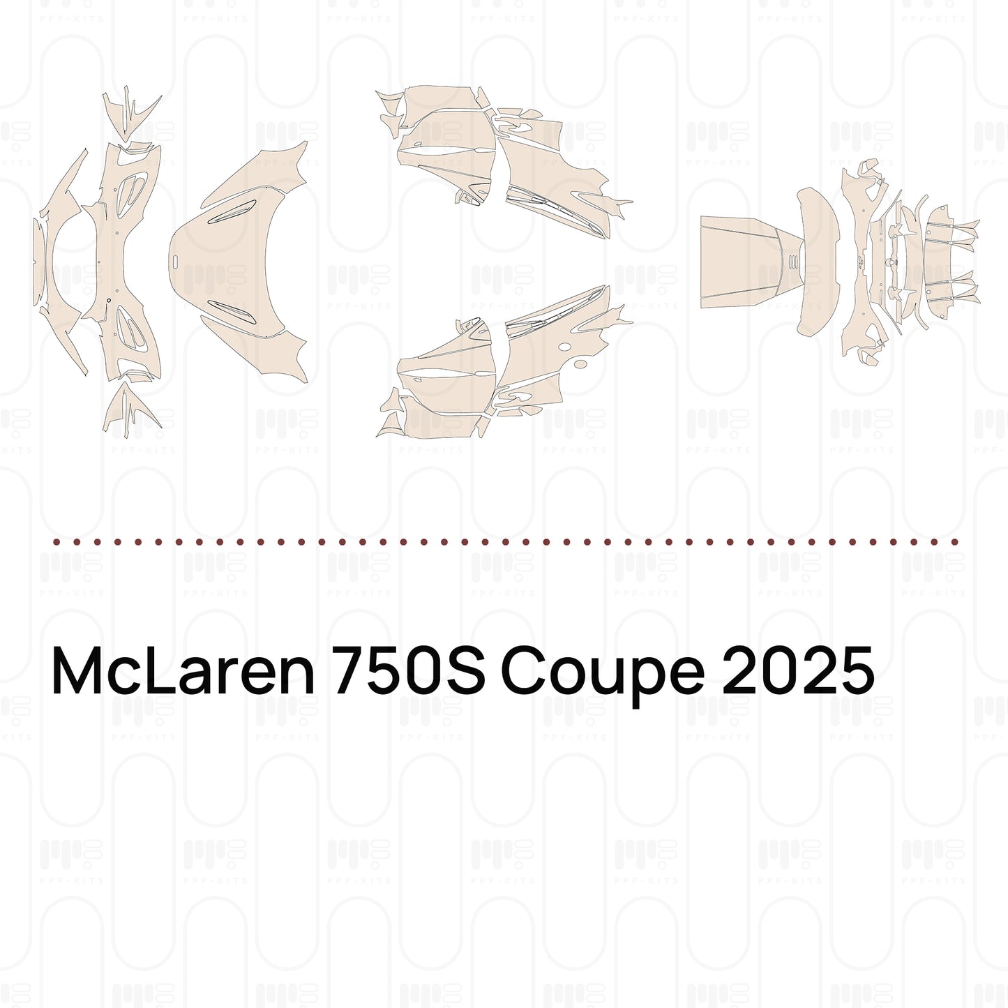 Voorgesneden PPF McLaren 750S Coupe 2025