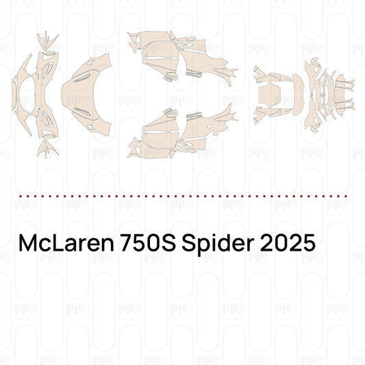 Voorgesneden PPF McLaren 750S Spider 2025