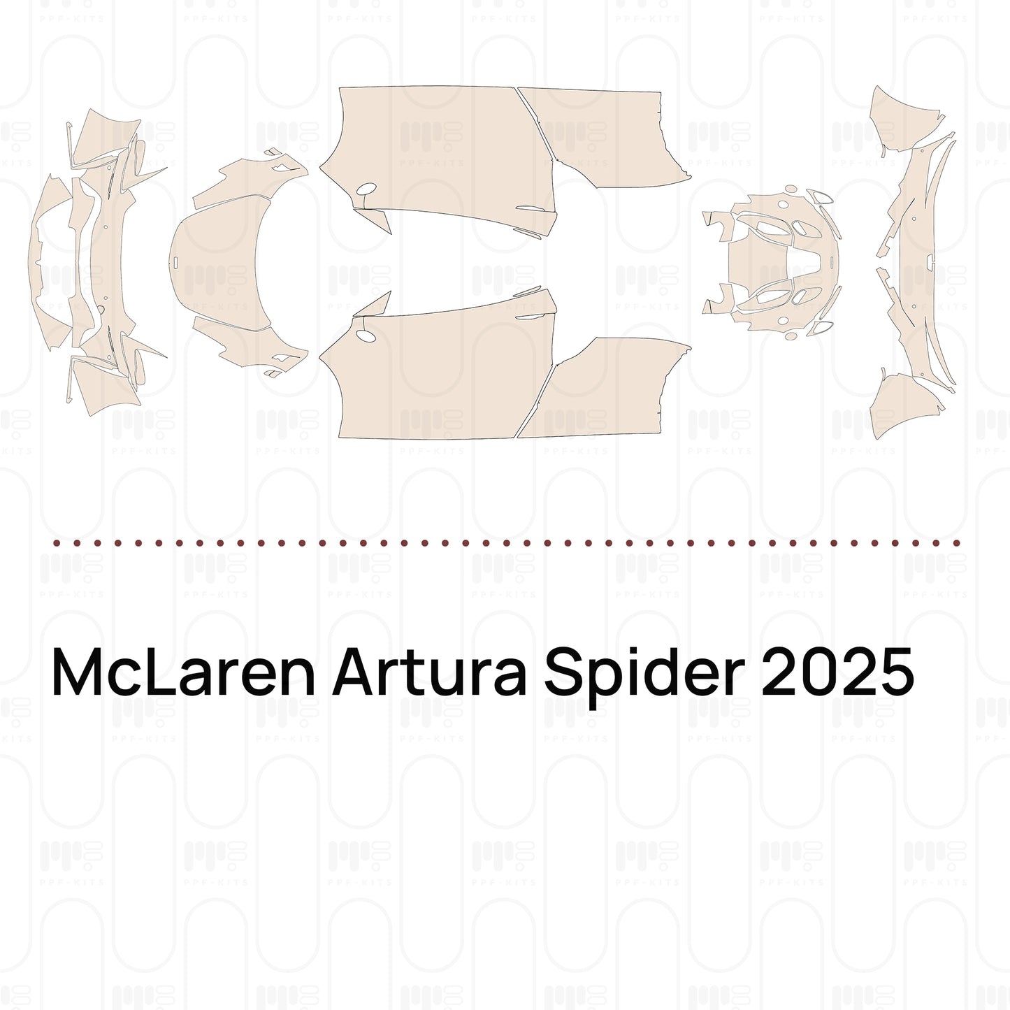 Voorgesneden PPF McLaren Artura Spider 2025