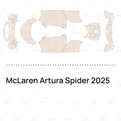 Voorgesneden PPF McLaren Artura Spider 2025