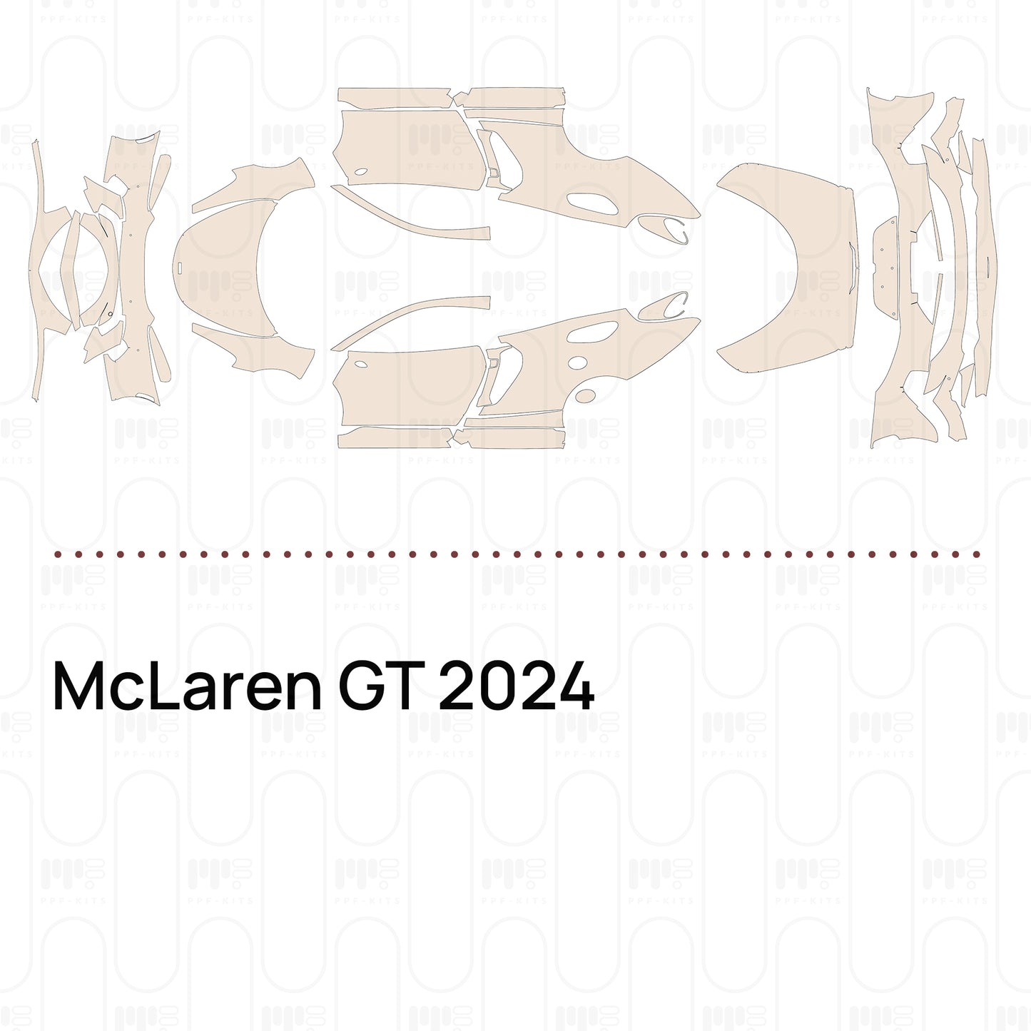 Voorgesneden PPF McLaren GT 2024