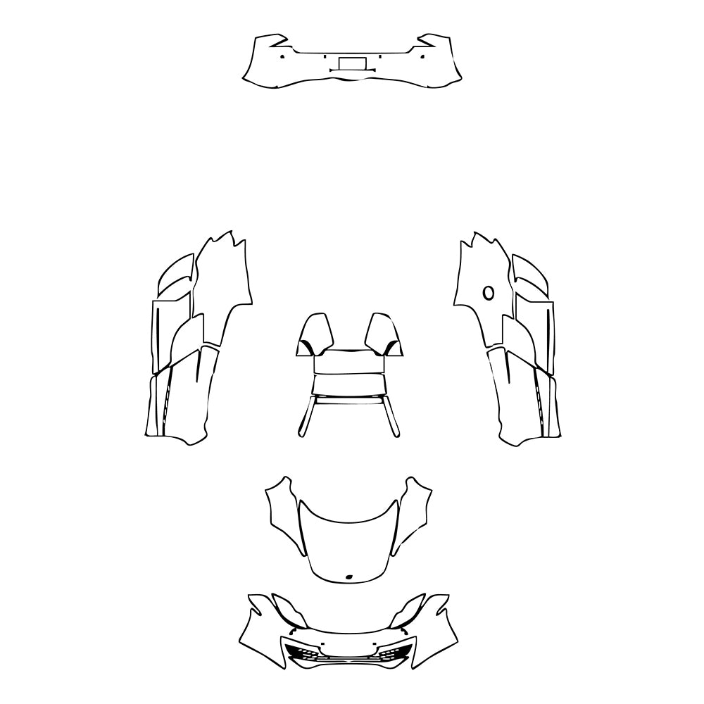 Pre-Cut PPF McLaren MP4-12C Spider 2014 - PPF-Kits