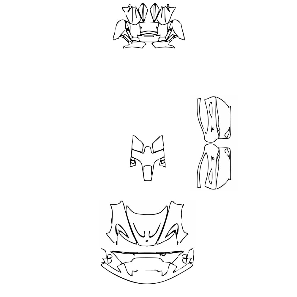 Pre-Cut PPF McLaren P1 2013 - PPF-Kits