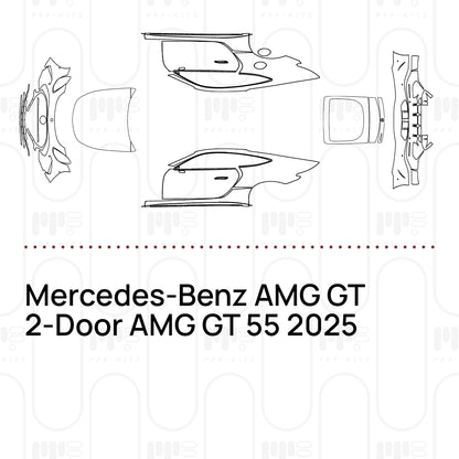 Voorgesneden PPF Mercedes-Benz AMG GT 2-Door AMG GT 55 2025