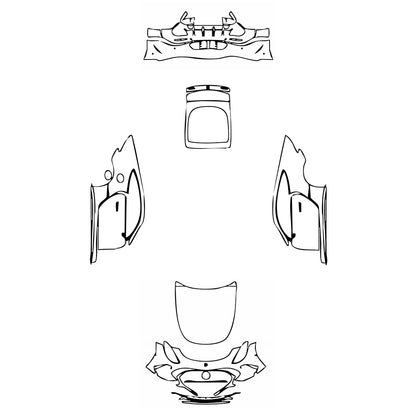 Pre-Cut PPF Mercedes-Benz AMG GT 2-Door AMG GT 63 2024 - PPF-Kits