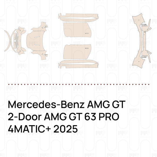 Voorgesneden PPF Mercedes-Benz AMG GT 2-Door AMG GT 63 PRO 4MATIC+ 2025