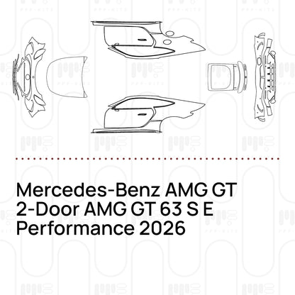 Voorgesneden PPF Mercedes-Benz AMG GT 2-Door AMG GT 63 S E Performance 2026