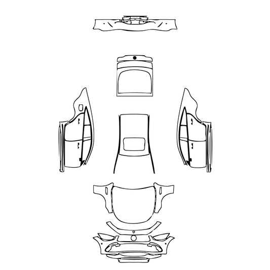 Pre-Cut PPF Mercedes-Benz AMG GT 4-Door 53 2021 - PPF-Kits