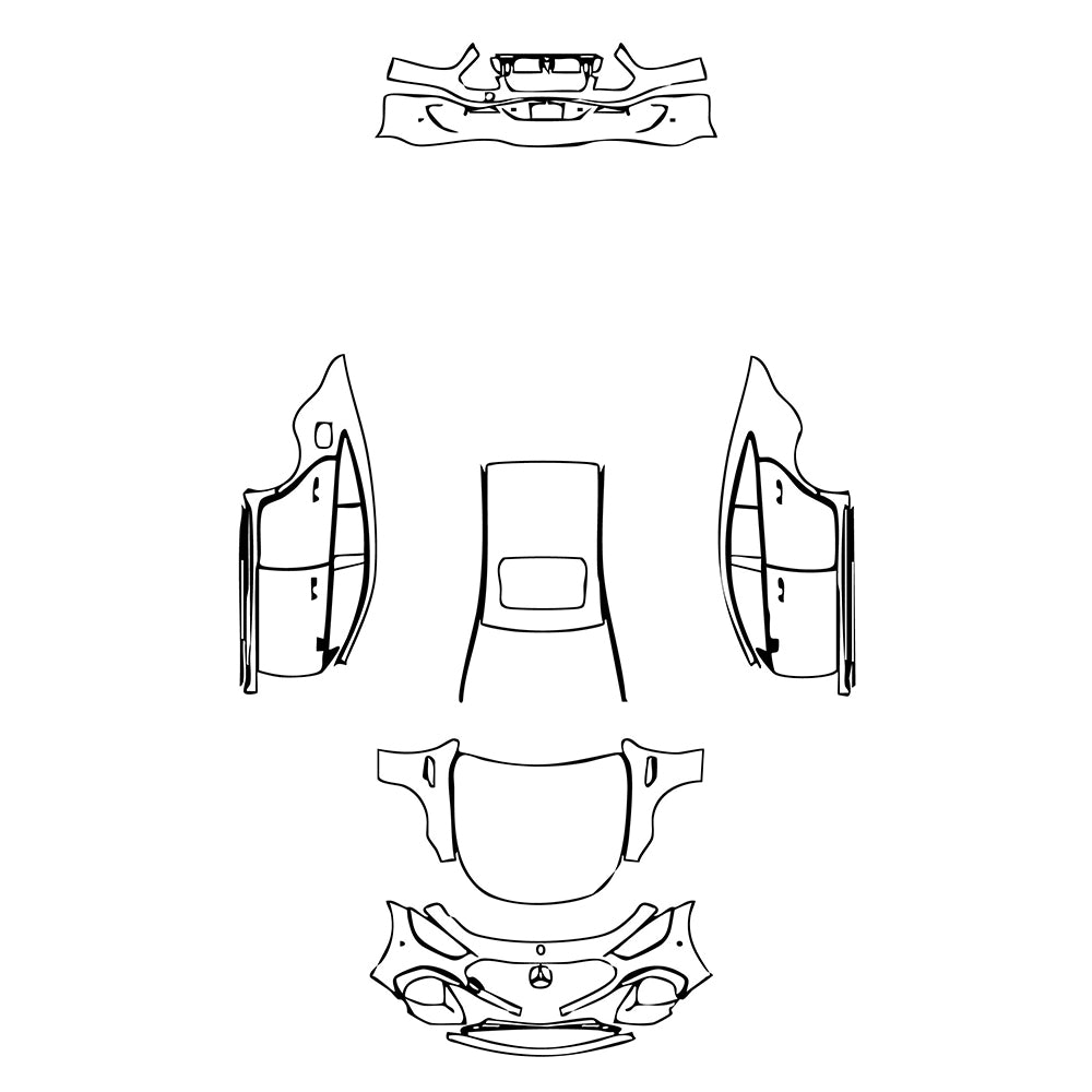 Pre-Cut PPF Mercedes-Benz AMG GT 4-Door 63 S 2023 - PPF-Kits