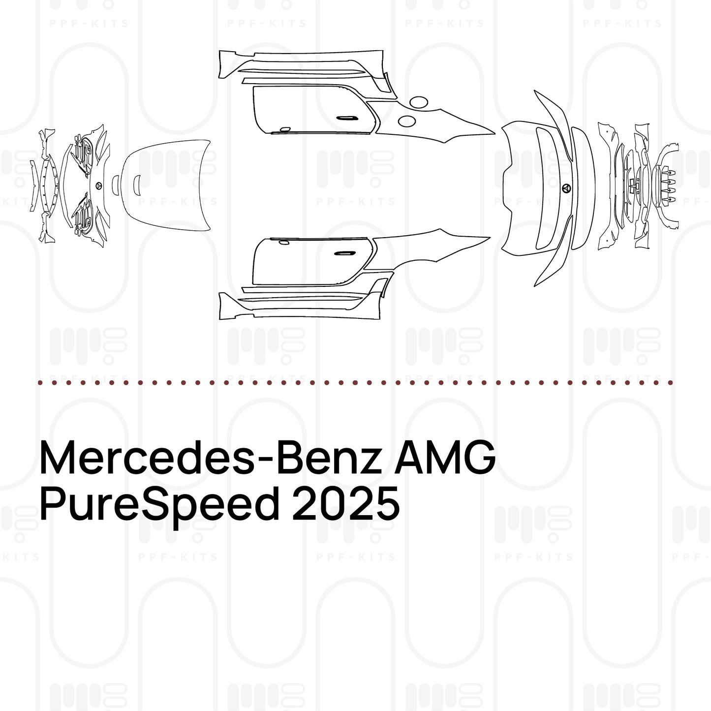 Voorgesneden PPF Mercedes-Benz AMG PureSpeed 2025