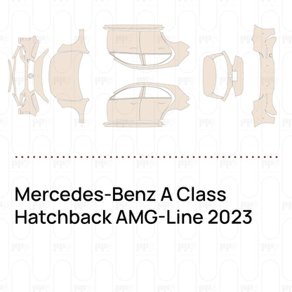 Voorgesneden PPF Mercedes-Benz A Class Hatchback AMG-Line 2023